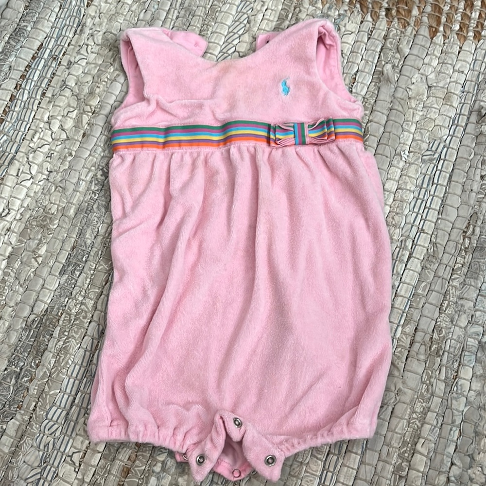 Ralph Lauren terry cloth onesie